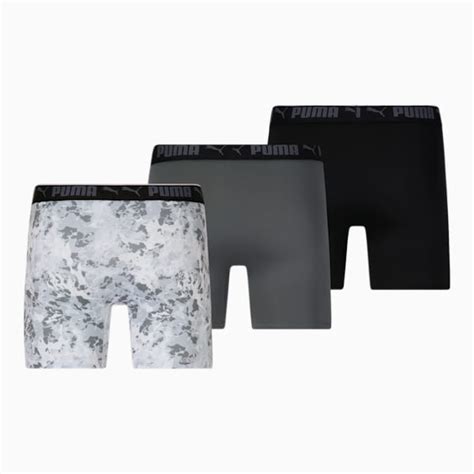 3 pack boxer briefs - steel micro|puma boxer briefs 3 pack.